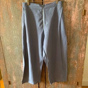 Rachel Comey “Don” pant. silk/linen. size 4. Blue.